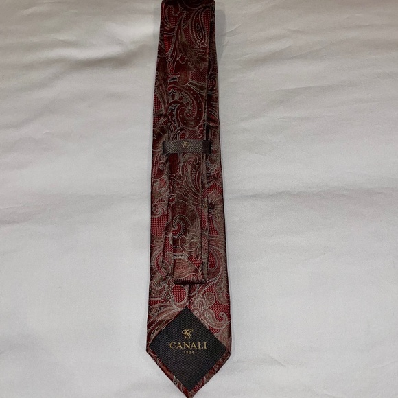 Canali Large Medallion Silk Tie | Saks Fifth Avenue Canali Tie